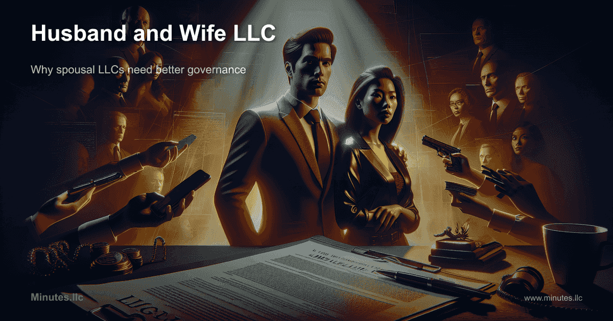 Husband and Wife LLC: Why Spousal LLCs Need Better Governance Than Most